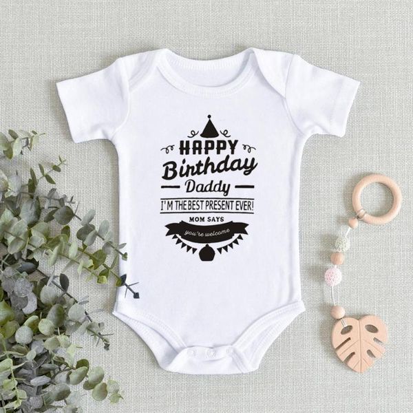 rompers happy birthday daddy printed baby bodysuit cotton infant body short sleeve clothing jumpsuit boy girl romper, Blue
rompers happy birthday daddy printed baby bodysuit cotton infant body short sleeve clothing jumpsuit boy girl romper, Blue
