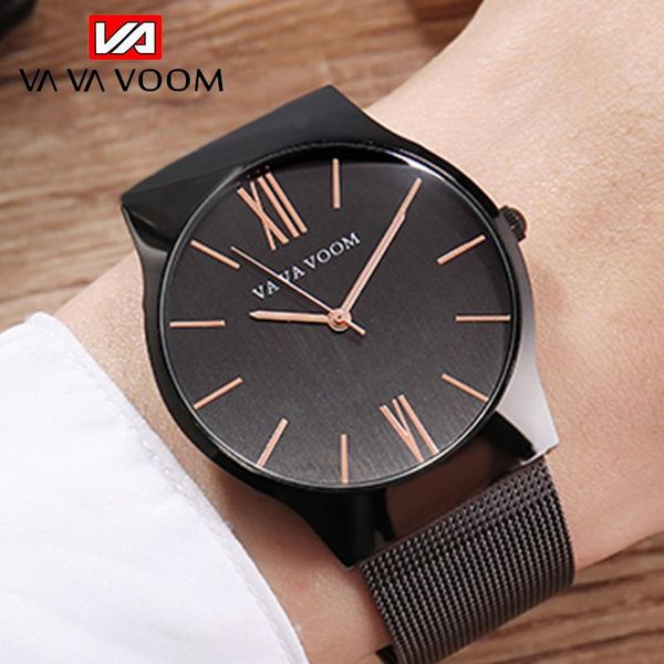 wristwatches vava voom luxury watch men mesh ultra-thin stainless steel water proof quartz male clock reloj hombre relogio masculino, Slivery;brown
wristwatches vava voom luxury watch men mesh ultra-thin stainless steel water proof quartz male clock reloj hombre relogio masculino, Slivery;brown