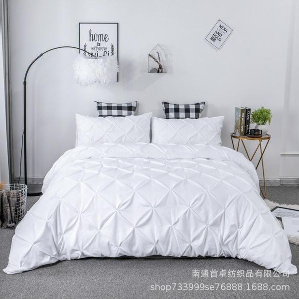 bedding sets 2/3pcs advanced pure white wrinkle point design polyester princess noble style duvet cover pillowcases oceania
bedding sets 2/3pcs advanced pure white wrinkle point design polyester princess noble style duvet cover pillowcases oceania