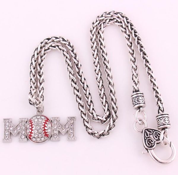 round rhinestones baseball charm bracelet love gift necklace pendant necklaces, Silver
round rhinestones baseball charm bracelet love gift necklace pendant necklaces, Silver