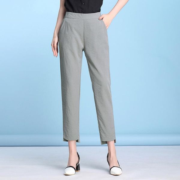 women's pants & capris nonis breathable elastic mid waist summer thin loose women ankle length cool plus size 5xl female wash trousers, Black;white
women's pants & capris nonis breathable elastic mid waist summer thin loose women ankle length cool plus size 5xl female wash trousers, Black;white