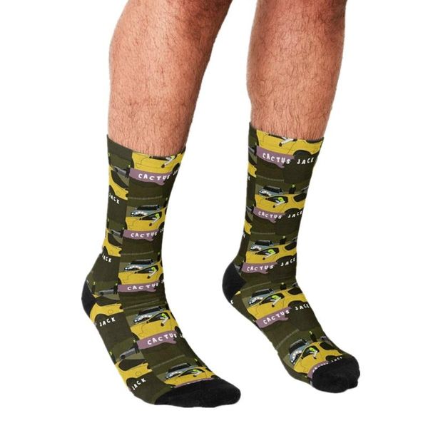 men's socks funny travis scomen's cactus cartoon cover printed rock hip hop men happy boys street style crazy for, Black
men's socks funny travis scomen's cactus cartoon cover printed rock hip hop men happy boys street style crazy for, Black
