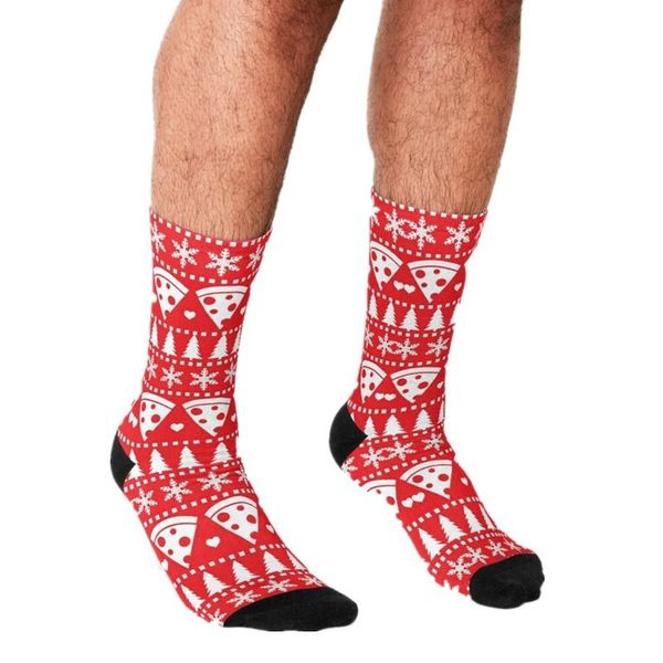 men's socks 2021 funny pizza christmas jumper pattern printed hip hop men happy cute boys street style crazy for, Black
men's socks 2021 funny pizza christmas jumper pattern printed hip hop men happy cute boys street style crazy for, Black