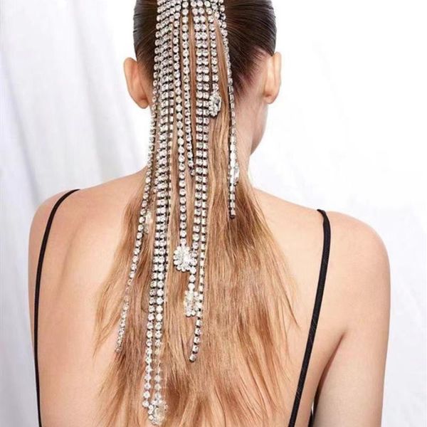 hair clips & barrettes novelly rhinestone long tassel flower pendant comb accesories hairpins for women luxury crystal wedding chain headban, Golden;silver
hair clips & barrettes novelly rhinestone long tassel flower pendant comb accesories hairpins for women luxury crystal wedding chain headban, Golden;silver