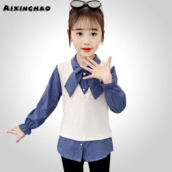 school blouses for girls patchwork shirt long sleeve blouse children's girl teenage kids clothes shirts, White;black
school blouses for girls patchwork shirt long sleeve blouse children's girl teenage kids clothes shirts, White;black