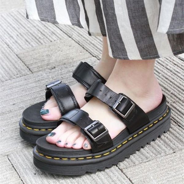 harajuku women summer thick platform sandals buckle slip on casual gladiator retro genuine leather flats slippers beach, Black
harajuku women summer thick platform sandals buckle slip on casual gladiator retro genuine leather flats slippers beach, Black