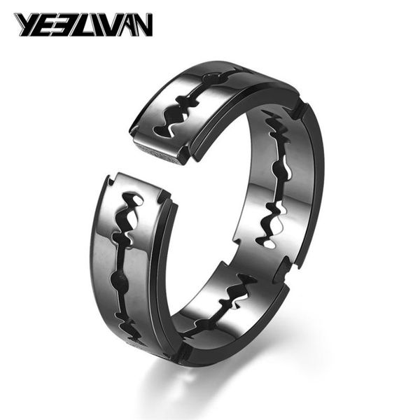 wedding rings razor blade open man ring stainless steel black rose adjustable for women men jewelry fashion accessories, Slivery;golden
wedding rings razor blade open man ring stainless steel black rose adjustable for women men jewelry fashion accessories, Slivery;golden