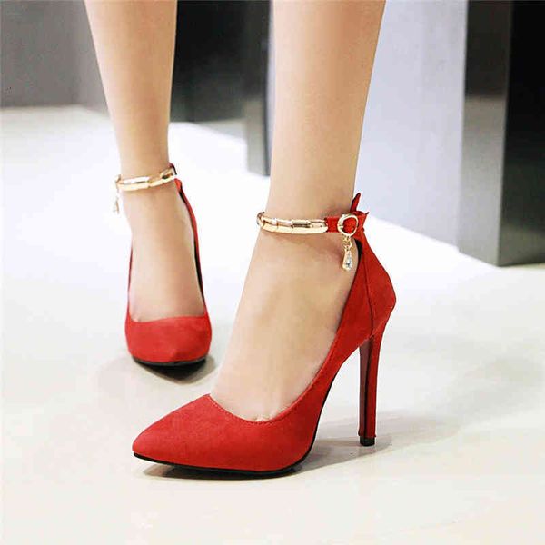 dress shoes pointed toe fashion heeled woman pumps large size straps women's high heels red green party office female el 865v, Black
dress shoes pointed toe fashion heeled woman pumps large size straps women's high heels red green party office female el 865v, Black
