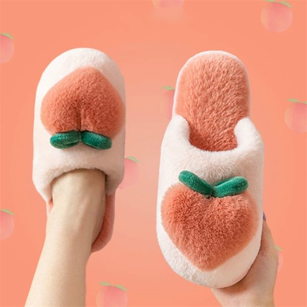 slippers for home peach chinelos women's flip-flops cartoon fur winter warm non-slip floor kawaii shoes 210914, Black 
slippers for home peach chinelos women's flip-flops cartoon fur winter warm non-slip floor kawaii shoes 210914, Black