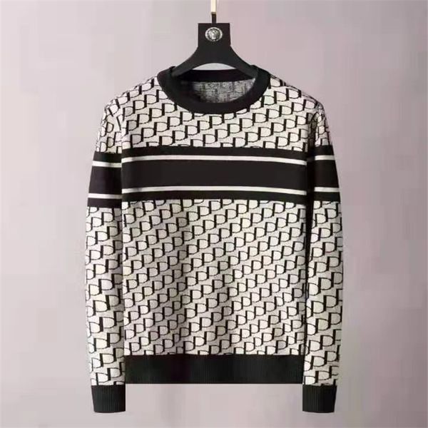 brand sweaters 2021 men's sweater designer luxury pullover double letter, White;black