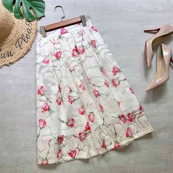 summer women sweet rose hollow skirt high waist was thin umbrella temperament elegant a-line 210527, Black
summer women sweet rose hollow skirt high waist was thin umbrella temperament elegant a-line 210527, Black