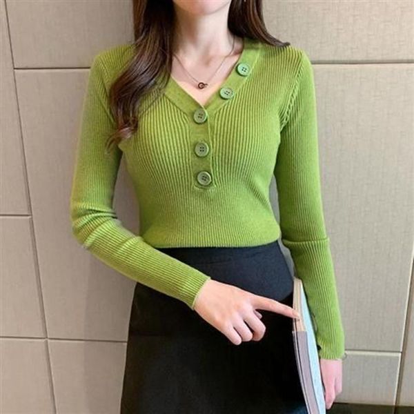 women's sweaters v-neck button autumn outwear knitted sweater shirt korea style slim sweet girl's pullover spring casual, White;black
women's sweaters v-neck button autumn outwear knitted sweater shirt korea style slim sweet girl's pullover spring casual, White;black