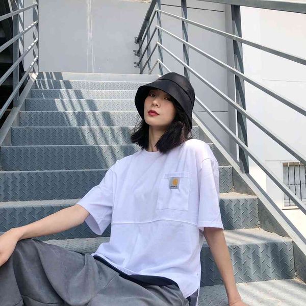 men's casual shirts around the neck fake two pieces mend loose couple t-shirts summer tide mark in short sleeves pure male cotton t-shi, White;black
men's casual shirts around the neck fake two pieces mend loose couple t-shirts summer tide mark in short sleeves pure male cotton t-shi, White;black