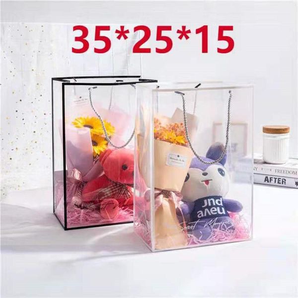 gift wrap bag waterproof transparent portable bouquet packaging teacher's day flowers wedding favor bags pvc plastic
gift wrap bag waterproof transparent portable bouquet packaging teacher's day flowers wedding favor bags pvc plastic