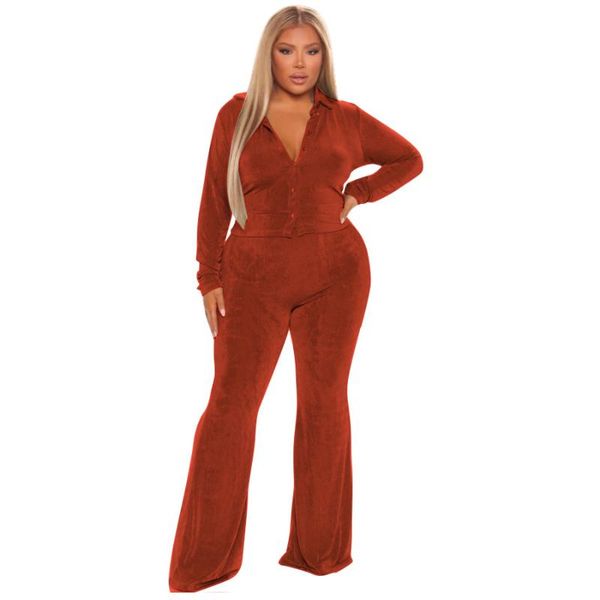 plus size tracksuits women's casual suit autumn winter frosted velvet solid two-piece set long sleeve shirts and straight pants outfit, Black
plus size tracksuits women's casual suit autumn winter frosted velvet solid two-piece set long sleeve shirts and straight pants outfit, Black