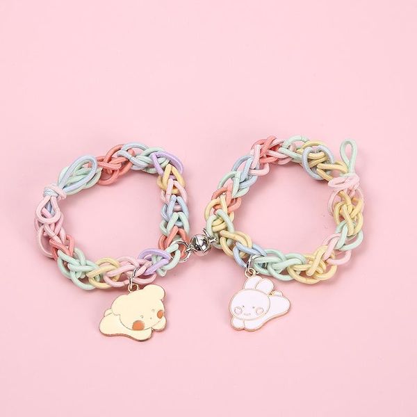 charm bracelets 2021 2pcs lovers bracelet diy cute cartoon animal couple for men women braid rope braslet bff friendship braclet gift, Golden;silver
charm bracelets 2021 2pcs lovers bracelet diy cute cartoon animal couple for men women braid rope braslet bff friendship braclet gift, Golden;silver