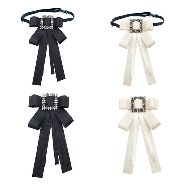 neck ties x5xe women vintage rhinestone buckle bow tie brooch luxury jewelry uniform shirt collar pin long ribbon bowknot necktie, Blue;purple
neck ties x5xe women vintage rhinestone buckle bow tie brooch luxury jewelry uniform shirt collar pin long ribbon bowknot necktie, Blue;purple