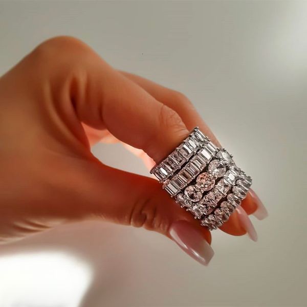 kinel fashion bridal wedding ring princess cut 1 ct white zircon engagement rings 925 sterling silver party crystal jewelry, Golden;silver
kinel fashion bridal wedding ring princess cut 1 ct white zircon engagement rings 925 sterling silver party crystal jewelry, Golden;silver