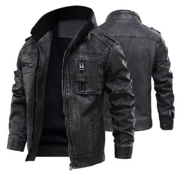 business velvet mens leather jackets motorcycle stand collar zipper pockets male us size pu coats biker faux leather outerwear 211009, Black
business velvet mens leather jackets motorcycle stand collar zipper pockets male us size pu coats biker faux leather outerwear 211009, Black