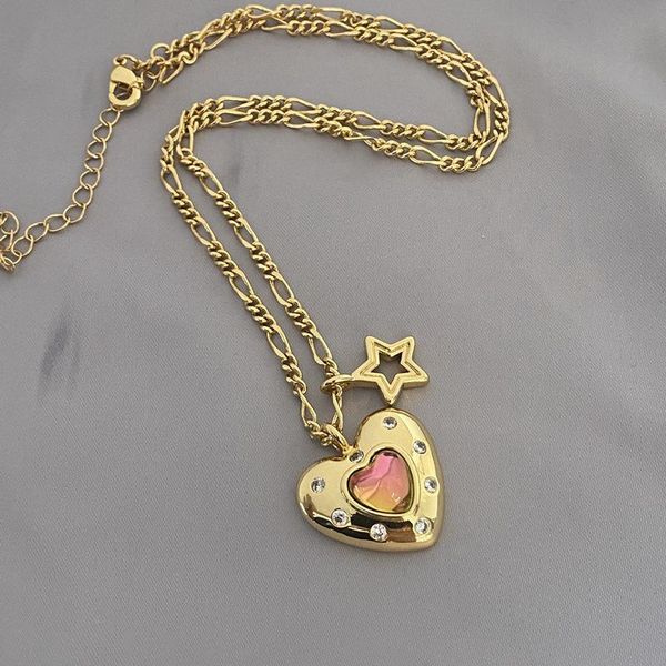 chains timeless wonder sweet zirconia heart star necklace women designer jewelry goth boho ins fancy party set emo gift 2611, Silver
chains timeless wonder sweet zirconia heart star necklace women designer jewelry goth boho ins fancy party set emo gift 2611, Silver