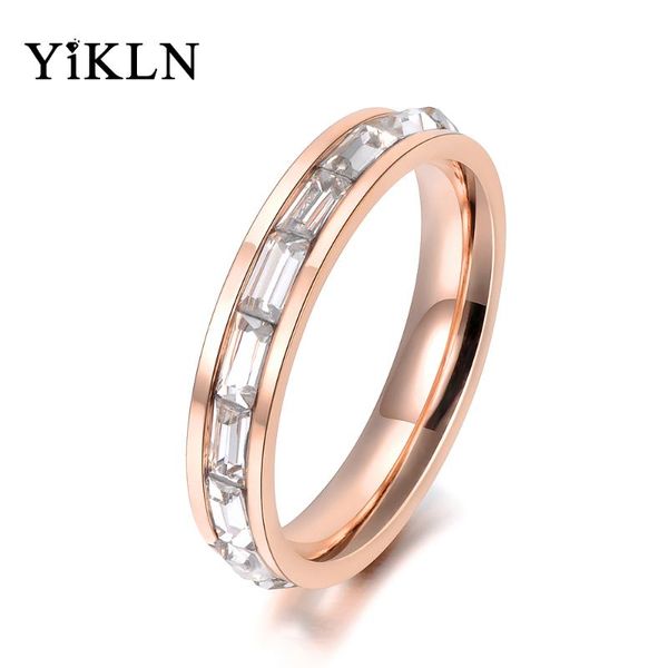 cluster rings yikln stainless steel ol jewelry cz crystal surround 4mm width rose gold color ring size 6 7 8 9 for women gift yr18135, Golden;silver
cluster rings yikln stainless steel ol jewelry cz crystal surround 4mm width rose gold color ring size 6 7 8 9 for women gift yr18135, Golden;silver