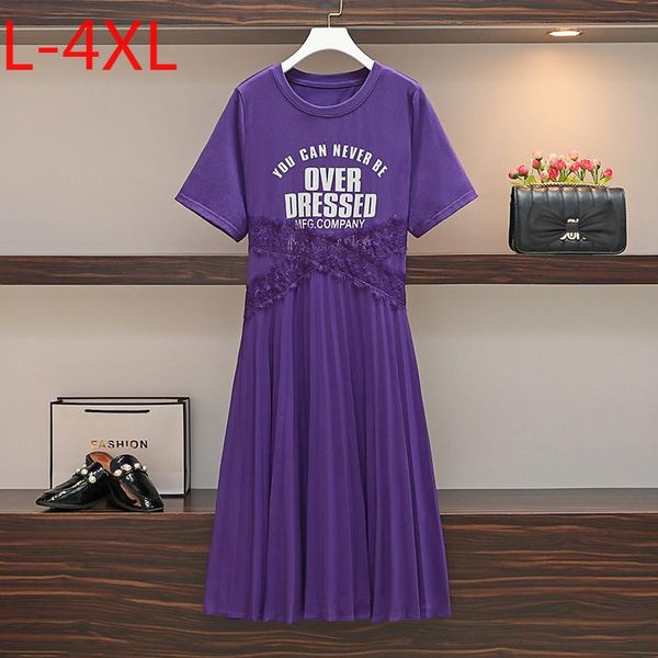 plus size dresses summer 2021 hit lace patchwork letter printing dress for women short sleeves o-neck loose waist pleated, Black
plus size dresses summer 2021 hit lace patchwork letter printing dress for women short sleeves o-neck loose waist pleated, Black