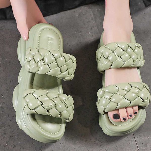 rimocy women's woven chunky platform slippers summer casual non slip thick bottom sandals female solid beach slides ladies 210528, Black
rimocy women's woven chunky platform slippers summer casual non slip thick bottom sandals female solid beach slides ladies 210528, Black