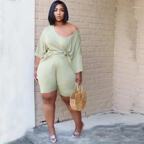 plus size tracksuits summer suit for women round neck personality pockets solid color sports casual clothing two piece set, Black
plus size tracksuits summer suit for women round neck personality pockets solid color sports casual clothing two piece set, Black