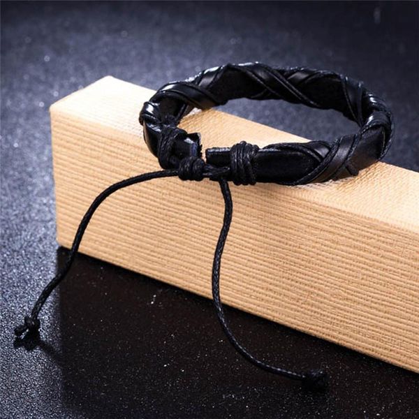charm bracelets vintage punk braided genuine leather handmade bracelet fashion brown & bangles for women men jewelry, Golden;silver
charm bracelets vintage punk braided genuine leather handmade bracelet fashion brown & bangles for women men jewelry, Golden;silver