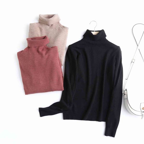 women's sweaters moda camisola fina gola alta womens inverno suéteres cashmere volume de negócios pulôver mulher outono estética femini, White;black
women's sweaters moda camisola fina gola alta womens inverno suéteres cashmere volume de negócios pulôver mulher outono estética femini, White;black