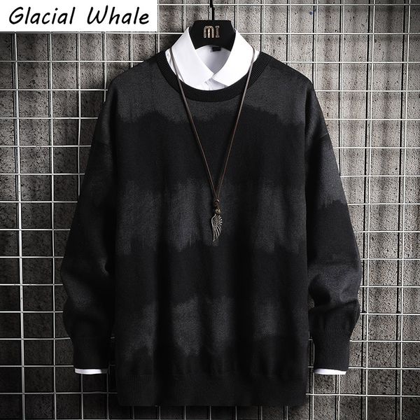 glacialwhale oversized mens knitted sweater 2021 striped gradient sweaters jumper pullover hip hop harajuku black sweater men
glacialwhale oversized mens knitted sweater 2021 striped gradient sweaters jumper pullover hip hop harajuku black sweater men