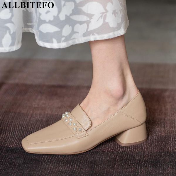 dress shoes allbitefo square toe genuine leather thick heels casual woemn women high heel brand office ladies, Black
dress shoes allbitefo square toe genuine leather thick heels casual woemn women high heel brand office ladies, Black