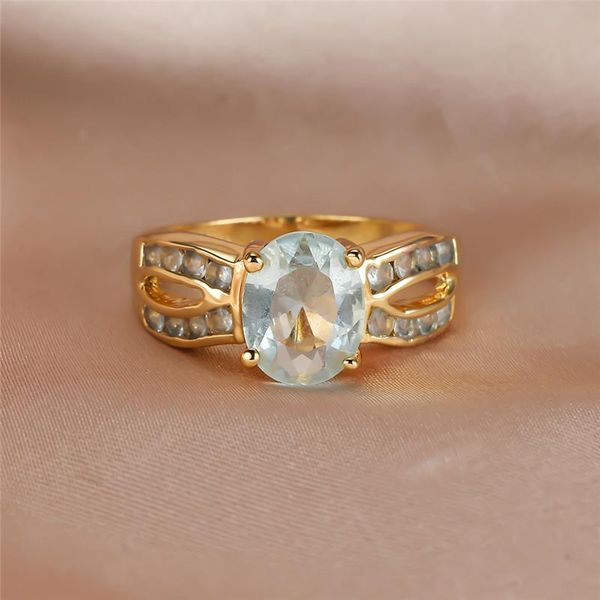 aqua blue oval stone ring 4 prong crystal zircon rings for women engagement jewelry vintage fashion yellow gold birthstone wedding, Slivery;golden
aqua blue oval stone ring 4 prong crystal zircon rings for women engagement jewelry vintage fashion yellow gold birthstone wedding, Slivery;golden