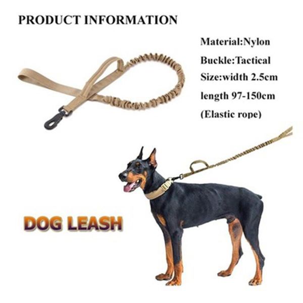 tactical bungee dog leash 2 handle quick release cat pet elastic leads rope military training leashes collars &
tactical bungee dog leash 2 handle quick release cat pet elastic leads rope military training leashes collars &