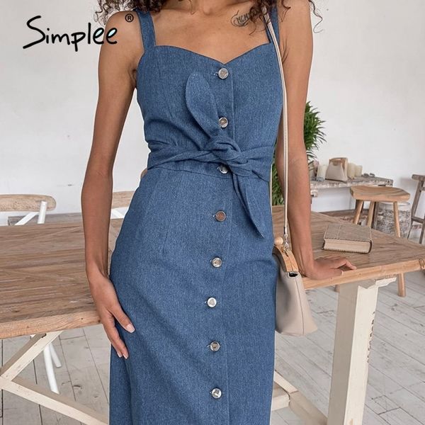 simplee long women denim dress with belt vintage female buttons denim dress spring autumn slim ladies office dress 2021, Black;gray
simplee long women denim dress with belt vintage female buttons denim dress spring autumn slim ladies office dress 2021, Black;gray