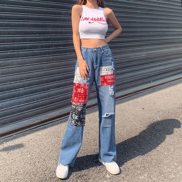 women's jeans hollow out patches grunge mom woman high waist straight streetwear cargo pants vintage casual denim trousers 90s, Blue
women's jeans hollow out patches grunge mom woman high waist straight streetwear cargo pants vintage casual denim trousers 90s, Blue