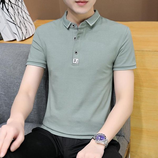 men's t-shirts t fashion summer oversized shirt men cotton casual thin slim fit short sleeve clothes solid color turn-down collar, White;black
men's t-shirts t fashion summer oversized shirt men cotton casual thin slim fit short sleeve clothes solid color turn-down collar, White;black