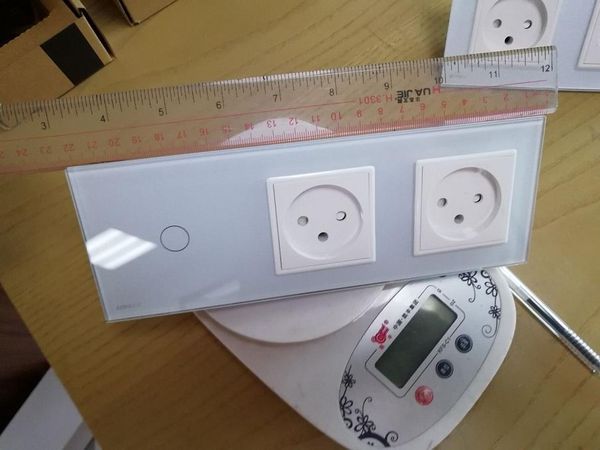 smart home control livolo eu standard israel power socket, white crystal glass panel, ac 100~250v 16a wall touch switch, vl-c801/c8c2il-11
smart home control livolo eu standard israel power socket, white crystal glass panel, ac 100~250v 16a wall touch switch, vl-c801/c8c2il-11