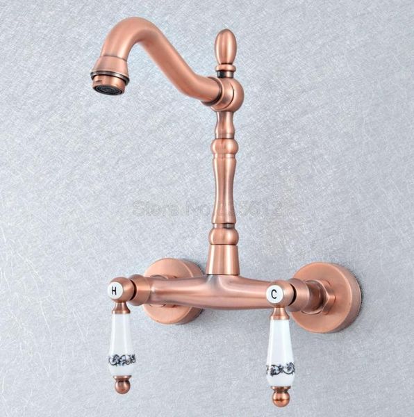 antique red copper wall mounted swivel spout kitchen sink vessel faucet dual ceramic lever bathroom basin taps tsf904 faucets
antique red copper wall mounted swivel spout kitchen sink vessel faucet dual ceramic lever bathroom basin taps tsf904 faucets