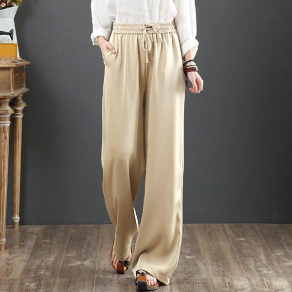 women's pants & capris zanzea elegant solid long wide leg fashion women satin summer high waist trousers female work pantalon plus size, Black;white
women's pants & capris zanzea elegant solid long wide leg fashion women satin summer high waist trousers female work pantalon plus size, Black;white