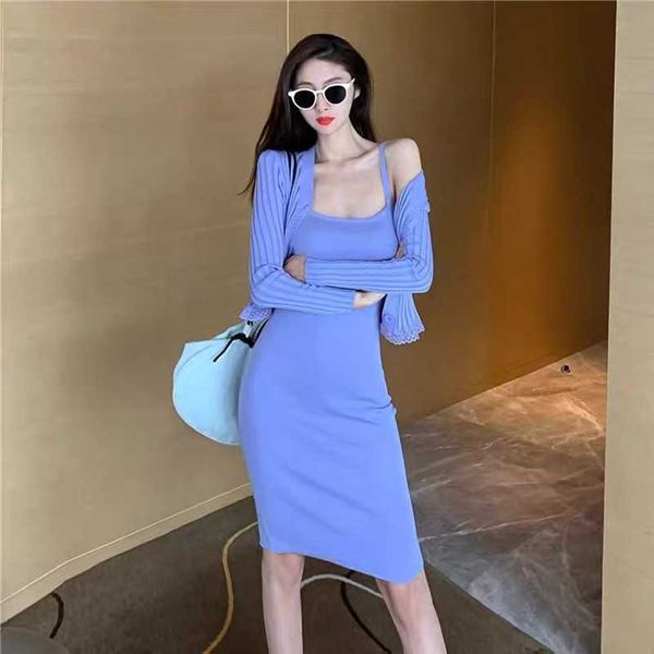 autumn suit dress two-piece female casual fashion cardigan y2k slim knitted 210604, White
autumn suit dress two-piece female casual fashion cardigan y2k slim knitted 210604, White