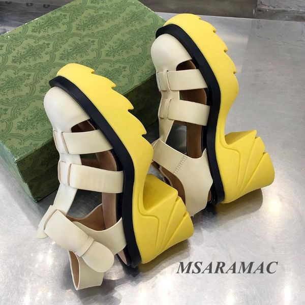 dress shoes summer beige yellow thick-soled thick heel sandals leather round toe women's party fashion, Black
dress shoes summer beige yellow thick-soled thick heel sandals leather round toe women's party fashion, Black