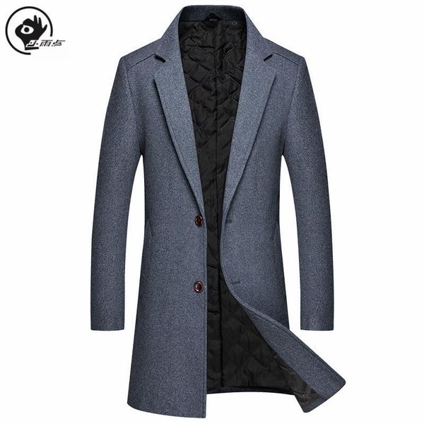 men's wool & blends little raindrop men coat autumn winter solid color long overcoat woolen jacket man slim, Black
men's wool & blends little raindrop men coat autumn winter solid color long overcoat woolen jacket man slim, Black