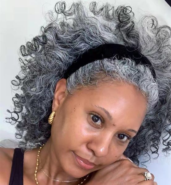 women grey hair pony wet wavy wrap around ponytails hairpiece highlight gray real hairs ponytail soft natural 1pcs 120g 140g 100g salt and p, Black
women grey hair pony wet wavy wrap around ponytails hairpiece highlight gray real hairs ponytail soft natural 1pcs 120g 140g 100g salt and p, Black