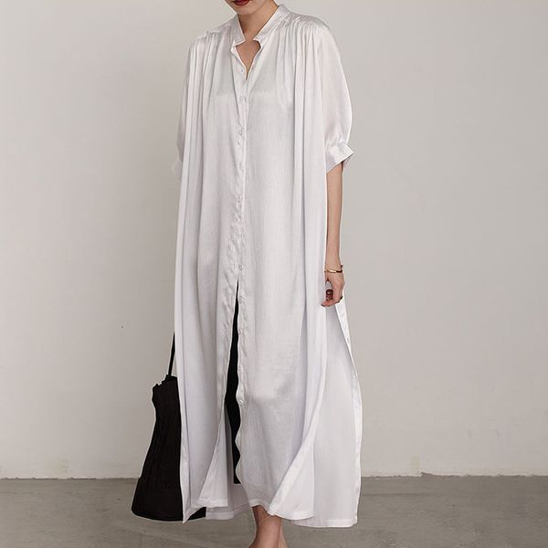 casual dresses women maxi shirt dress oversize loose reversible side split long white summer 9ina, Black;gray
casual dresses women maxi shirt dress oversize loose reversible side split long white summer 9ina, Black;gray