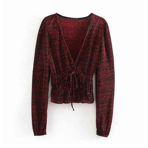 vintage sweet leopard print blouses fashion v neck long sleeve elastic waist female shirts blusas chic 210430, White
vintage sweet leopard print blouses fashion v neck long sleeve elastic waist female shirts blusas chic 210430, White