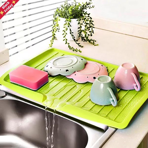 kitchen ware cutlery drain rack plastic dish drainer tray tools storage organizer filter plate #5 & organization
kitchen ware cutlery drain rack plastic dish drainer tray tools storage organizer filter plate #5 & organization