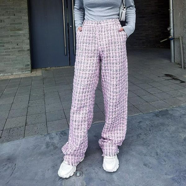 plaid pants for women 2021 spring autumn bottom mid-waist long loose trousers ladies casual straight bj3119 women's & capris, Black;white
plaid pants for women 2021 spring autumn bottom mid-waist long loose trousers ladies casual straight bj3119 women's & capris, Black;white