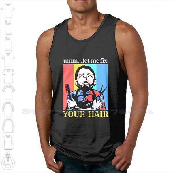 hair stylist fix your salon black sleeveless tank men women quotes meme humor, White;black
hair stylist fix your salon black sleeveless tank men women quotes meme humor, White;black