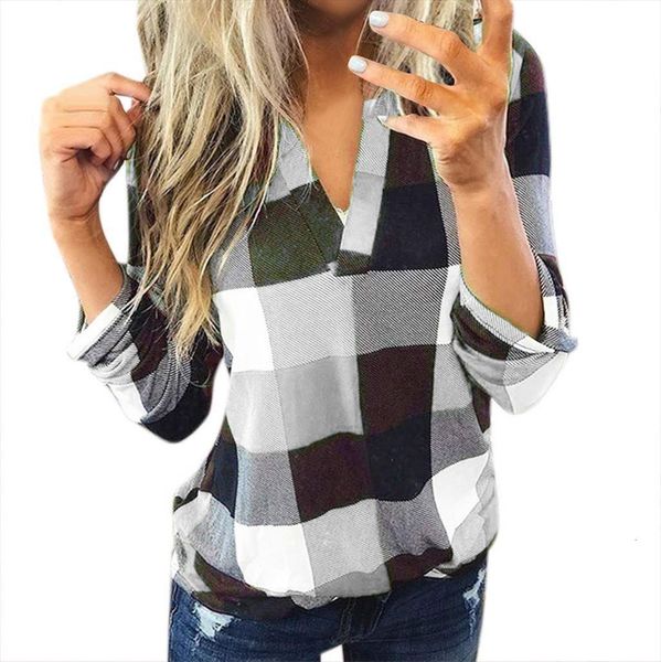 casual red plaid black check women blouses boyfriend style loose camisa autumn 5xl plus size, White
casual red plaid black check women blouses boyfriend style loose camisa autumn 5xl plus size, White